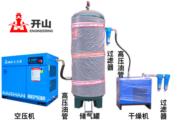 開山渦旋式(shi)空壓機 開山渦(wō)旋式空壓機(jī)