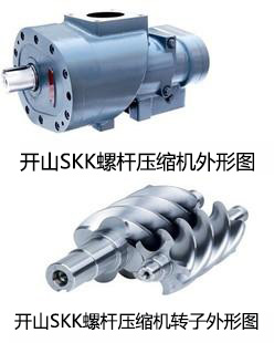 開山(shan)螺杆空壓機機頭(tou)外形圖 開山螺杆空壓機(ji)機頭外形圖